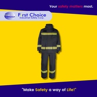 Fireman's Suit Heavy Duty Navy Blue Large