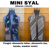 MINI SCARF/MINI SCRAFT patterned scarf neck scarf fashion