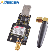 Aideepen SIM800C USB To GSM GPRS โมดูลไร้สาย Quad-Band 850/900/1800/1900MHz CH340T ชิป USB รองรับ2G 