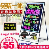LED Electronic Advertising Board Illuminated Hanging Signboard Flashing Letters Silver Board Aluminu
