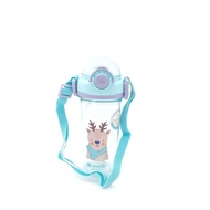 Water Bottle Shotay Children's Character Drinking Bottle, 460ml Suction Drinking Bottle - Deer tosca