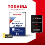 Toshiba Internal HDD (8TB) Enterprise Capacity Hard Drive – MG Series 3.5" MG 7200rpm 256MB SATA Har