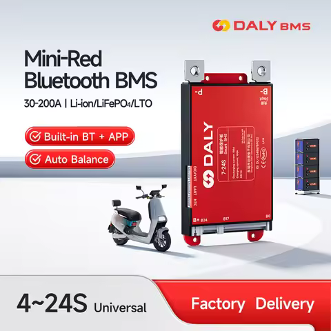 Daly Smart BMS 4S 6S 8S 12S 13S 15S 16S 17S 20S 24S Bluetooth BMS 30A 40A 60A 80A 100A 120A 150A 200