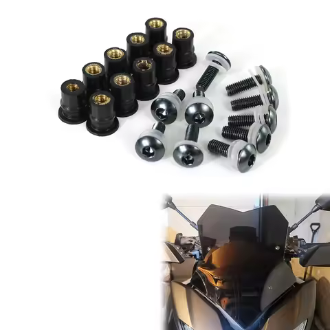 Windscreen Windshield Bolts Screws For Yamaha FZ1 FZS1000 Fazer FZ6R FZ6 FZ8-N S Fazer8 FZ16 FJR 130