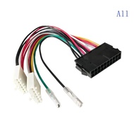 All 20Pin Common ATX PSU Cord to AT PSU Output 2x 6Pin Power Lead Converter For 286 386 486 586 Old 