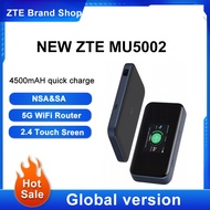 Brand New Original ZTE 5G Portable WiFi6 Mobile Router Cpe Wireless Gigabit Network Port MU5002 with Sim Card Slot