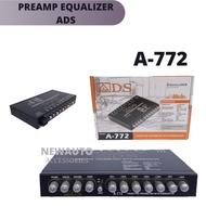 New!! EQUALIZER Parametrik ADS A772 Equalizer Audio System EQUALIZER