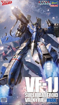 長谷川 Hasegawa 1/72 比例 超時空要塞 VF-1J Super Battroid Valkyrie MAX Macross 超級重裝型戰鬥機 MAX 專用機 模型 [HA-65894]