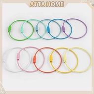 Rotating Screw Keychain Colorful Steel Wire Keychain Large-sized String-style