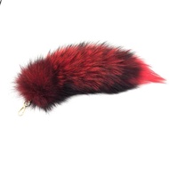 Fox Tail Key Chain 40cm Fox Tail Cross Fox Tail Female Bag Decoration Pendant Bag Pendant