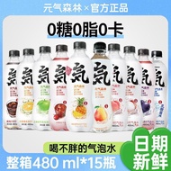 【美食天堂】Vigorous Forest Sparkling Water Sea Salt Coconut Flavor0Sugar0Fat Soda Soda Water Sugar-Free Beverage