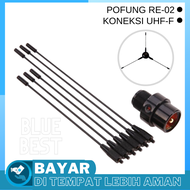 BERGARANSI – COD NAGOYA ANTENA WALKIE TALKIE POFUNG - RE-02 10-1300MHz / Antena HT Jarak Jauh / Antena Baofeng Penguat Sinyal / Antena UHF-F Mobil