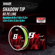 Dây câu Kingdom Micro 8X+ 8 sợi bện PE 150m 300m Dây câu Nhật Bản nhiều'sợi trơn Dây PE Câu cá nước