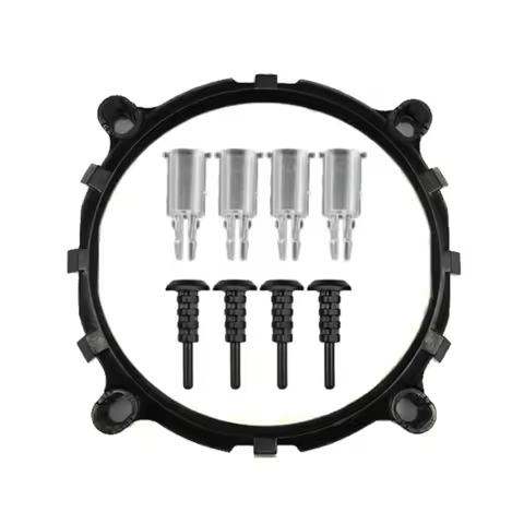 Heatsink Fan Mounting Bracket Kit CPU Radiator Bracket for LGA775/1150/1155/1156 Adjustable Desktop 