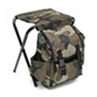 Portable Outdoor Camouflage Folding Chair Backpack Camping Fishing Accessories