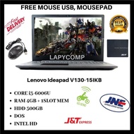 NEW PROMO LAPTOP LENOVO IDEAPAD V130-15IKB CORE I3-6006U - 4GB -