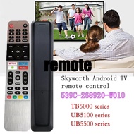 Skyworth Android TV 539c-268920-w010 for Smart TV TB5000 UB5100 UB5500 remote control Coocaa S3N Ser
