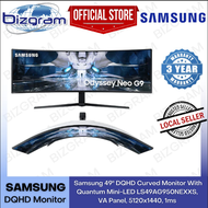 Samsung 49" DQHD Curved Monitor With Quantum Mini-LED LS49AG950NEXXS, VA Panel, 5120x1440, 1ms (3-Yrs Wty)