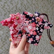【布製小物】Jade拼布手作-棉布鑰匙包/花見櫻花