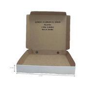 12" WHITE PIZZA BOX / 12 Inch Kotak Pizza Kraft [100PCS]