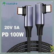 TAMAKO USB C to USB Type C QC4.0 Emarker Chip 20V 5A PD 100W