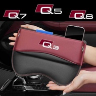 Seat Organizer Crev Storage Box Leather for AUDI Q2 Q3 Q5 Q7 Q8 Car Accessories