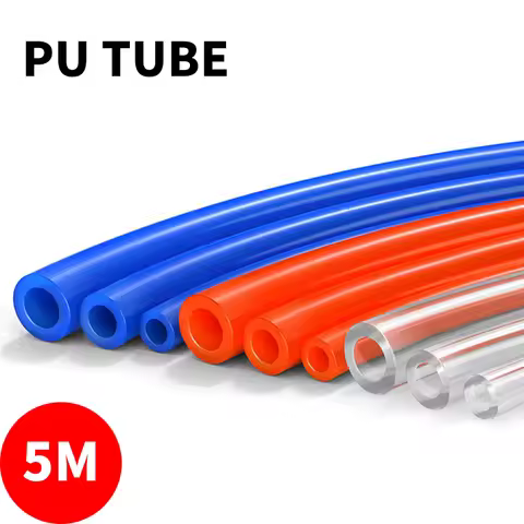 5m Pneumatic Hose Pu Pipe 4X 2.5mm 6X4mm 8X5mm 10X6.5mm 12X8 14X10mm 16X12mm Air Tube Compressor Hos