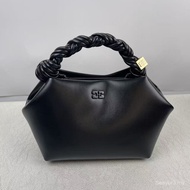 2026 Fashion GANNI High-End Woven Hexagonal Shoulder Portable Crossbody Bag
