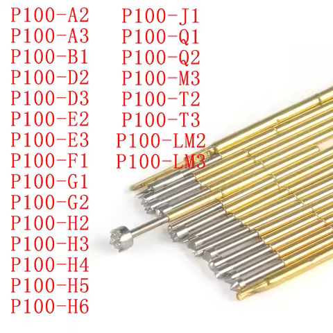 20pcs/10pcs test probe P100 Retractable spring thimble P100-A2 A3 B1 D2 D3 E2 E3 F1 G1 G2 H2 H3 H4 H