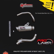 knalpot proliner bore up beat 130cc