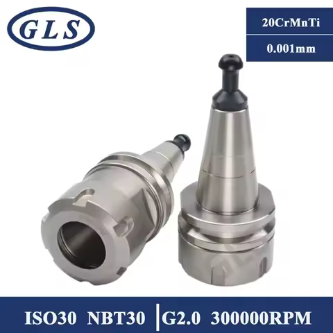 NBT30 ISO30 Knife Shank Precision 0.001mm ER11 ER16 ER20 ER25 ER32 45 60 70 100L Tool Holder For CNC
