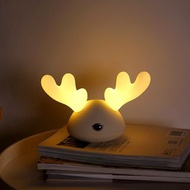 USB充電變色小鹿燈夜燈  hbackp USB Rechargeable Color Changing Deer Lamp Night Light 夜燈 壁燈 智能感應 充電夜燈 usb夜燈 night light LED燈條 觸摸開關 臥室夜燈 人體感應 Dimmable Led 觸控夜燈 觸摸感應 牀頭燈 櫥櫃夜燈