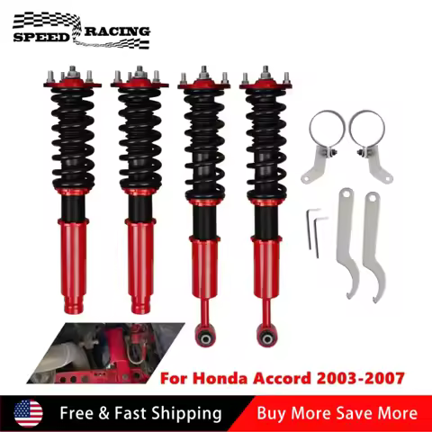 Coilovers Suspension Adjustable Height Spring Shock Absorber Struts Lowering For Honda 2004-2008 Acu