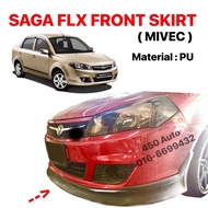 SAGA FLX Mivec Front Skirt Skirting Lip Depan (Material :PU2268) Bodykit FL SV 2011-2015