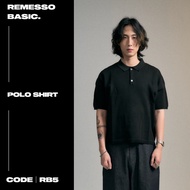 R RB5 Short Wide POLO Shirt Sleeve Top|Remesso