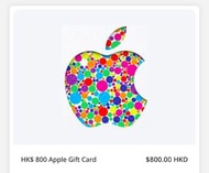 Apple Gift Card 蘋果禮品卡 $800