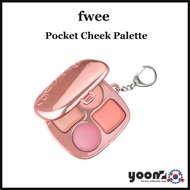 [fwee] Pocket Cheek Palette 4 color_From Korea