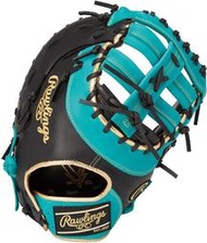 日本進口 Rawlings HYPER TECH COLOR 即戰力 棒壘球 一壘手手套(GR3HTC3ACD)黑藍綠