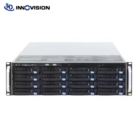 19Inch 16bay 3U 650MM 16HDD Hot plug Server Computer Case Hotswap Rack Storage Chassis Max Support 1