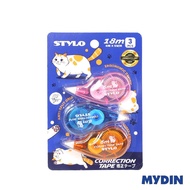 Stylo Correction Tape (6m x 5mm x 3's)