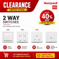 MK Slimline Plus 2 Way Switch 1G2W 2G2W 3G2W 4G2W Bell Press