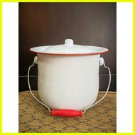 ☎ ⚾︎ ❥ Chamber Pot Arenola Arinola Vintage Sartin Enamel 26cm