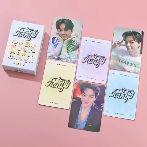 50pcs/set KPOP Song Jiang Laser Small Card Album LOMO Card Girls Collection Gift Postcard Photo Card