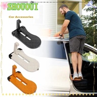 SHOUOUI Car Roof Rack Step, Aluminium Alloy Foldable Car Door Step, Car Accessories Multifunction Latch Hook