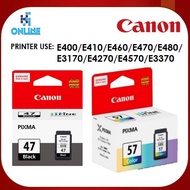 CANON INK CARTRIDGE PG-47/57/57S -E400/E410/E470/E460/E480/E3370/E4270/E4570