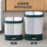 Cleaning Bin Kitchen Household Kitchen Bullet Cover Dry Wet Separation Sealed Sorting Pedal Hygienic
