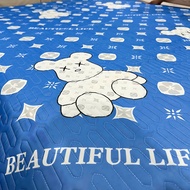 Chiếu Điều Hòa Tencel Latex Cao su non Ánh Sao Giúp Mát Lưng Dùng Mùa Hè Lót Giường 1m6x2m/1m8x2m