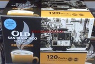 COSTCO好市多代購(老舊金山 無糖拿鐵咖啡二合一,20公克x120包/盒,售價為749元)@提供郵局無褶存款喔^_^