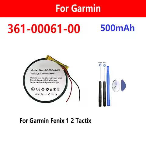 361-00061-00 500mah Replacement Sports Watch Battery For Garmin Fenix 1 2 Tactix +Free Tools