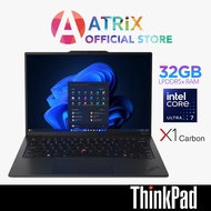 【Free MS Office】ThinkPad X1 Carbon Gen 12 | 14" FHD+ | Intel Ultra 7 155U | 32GB RAM | 1TB SSD | Win